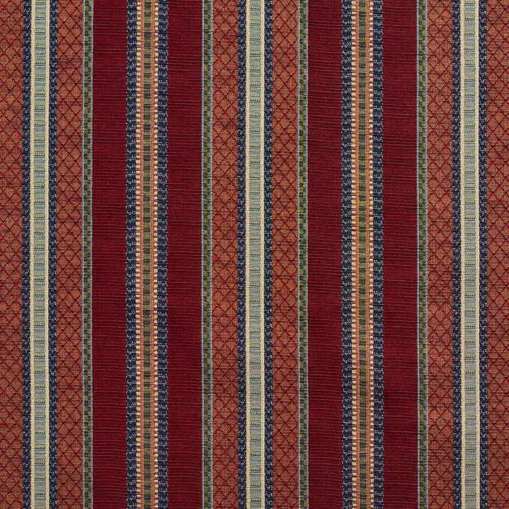 1985 Merlot Stripe by Charlotte Fabric Tapestry Classics 70% Polyester, 30% Cotton Asia Exceeds 45,000 Wyzenbeek Rubs (Heavy Duty) </p><p>Repeat: Horizontal: 7.25" 54 Inches - Fabric Carolina -