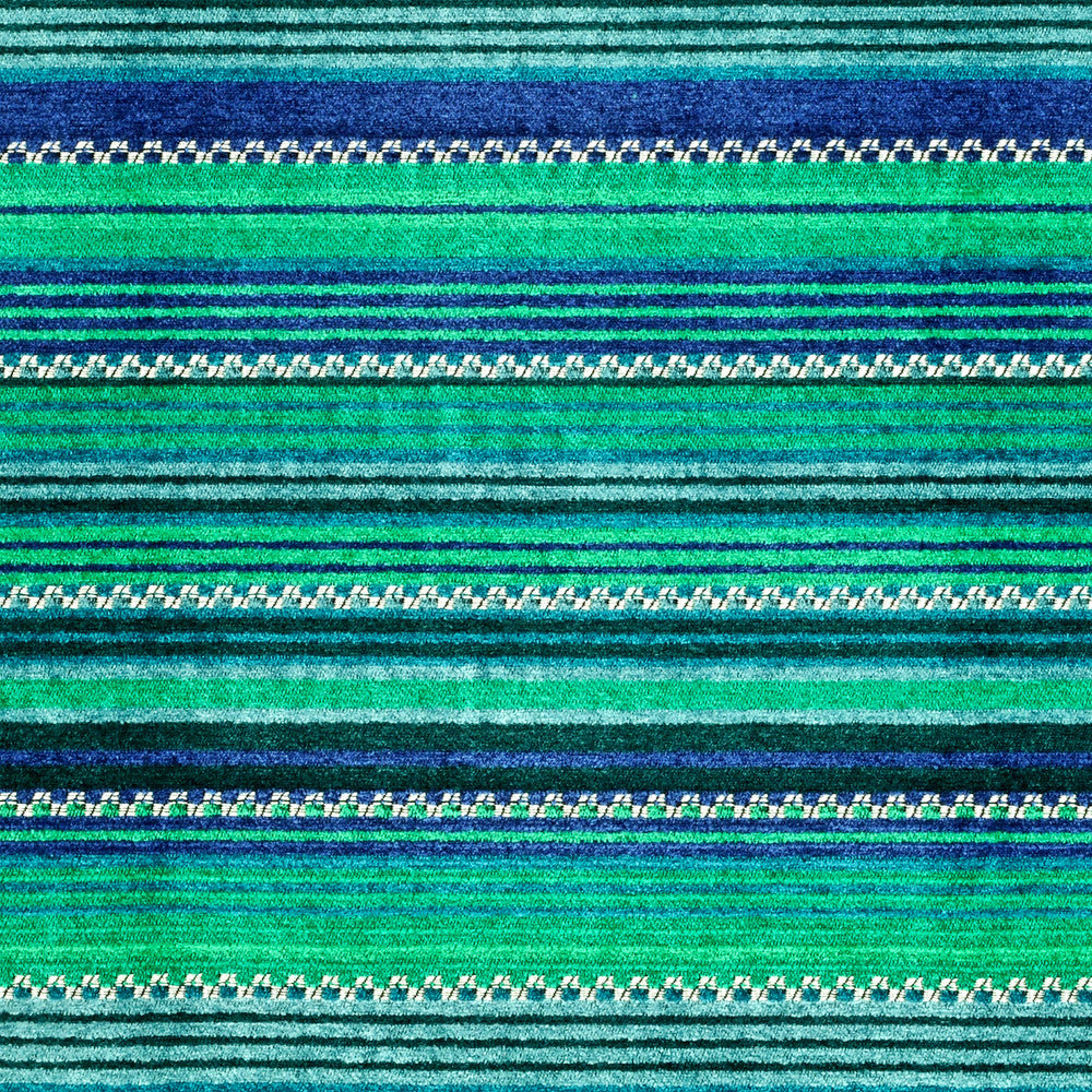 Belize Stripe Peacock 407 by P Kaufmann Fabrics Fabric