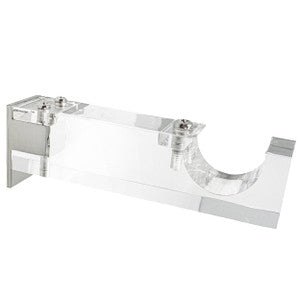 Acrylic Bracket 1 Silver by Stout Hardware