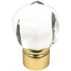 Sphere Finial 2 Gold by Stout Hardware