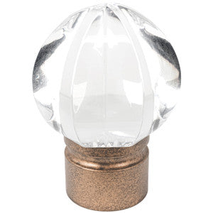 Sphere Finial 3 Bronze by Stout Hardware