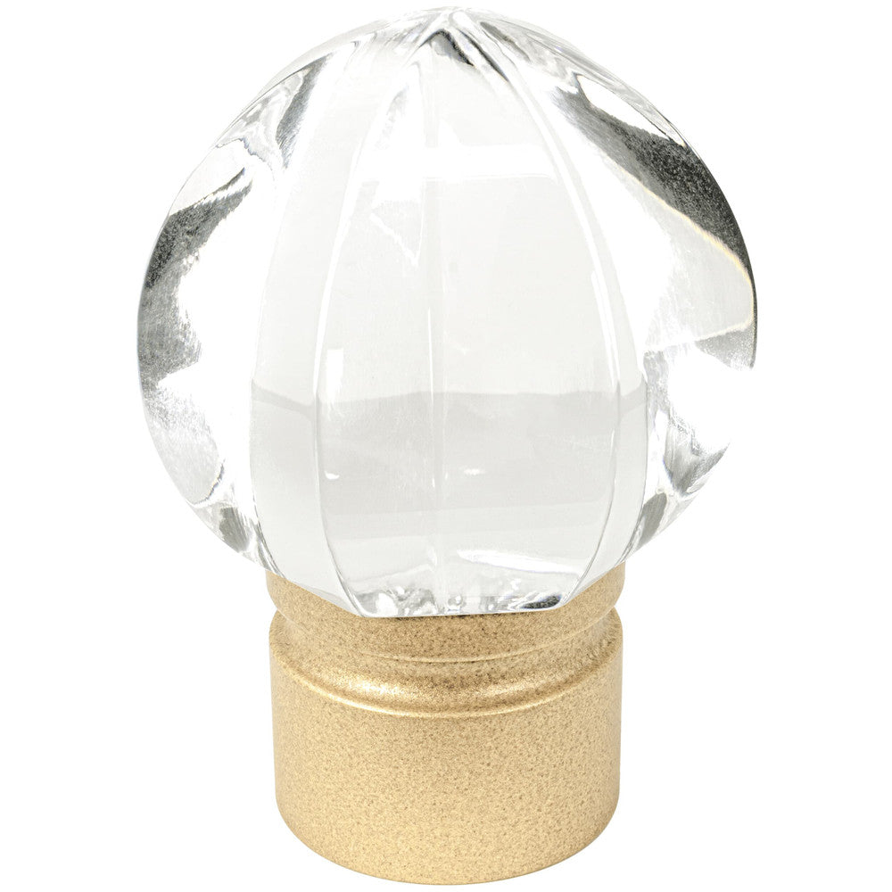 Sphere Finial 4 Chardonnay by Stout Hardware Stout Hardware Sphere Finial 4 ChardonnayHardware 1.375 INCH ACRYLIC/METAL COLLECTION USA </p><p>Repeat: H: 0.000, V: 0.000 1.38 in - Fabric Carolina -