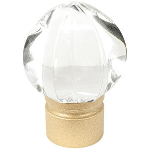 Sphere Finial 4 Chardonnay by Stout Hardware