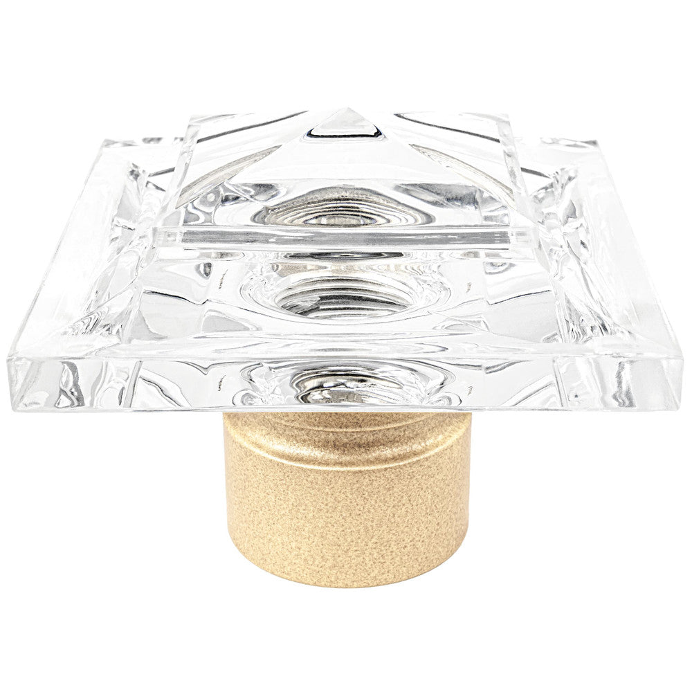 Pyramid Finial 4 Chardonnay by Stout Hardware Stout Hardware Pyramid Finial 4 ChardonnayHardware 1.375 INCH ACRYLIC/METAL COLLECTION USA </p><p>Repeat: H: 0.000, V: 0.000 1.38 in - Fabric Carolina -