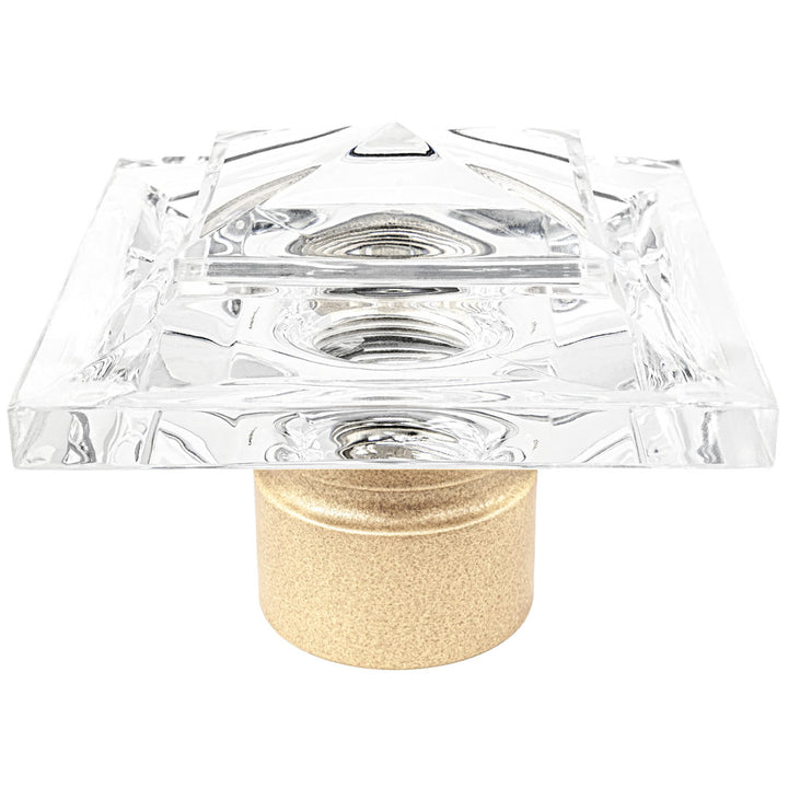 Pyramid Finial 4 Chardonnay by Stout Hardware Stout Hardware Pyramid Finial 4 ChardonnayHardware 1.375 INCH ACRYLIC/METAL COLLECTION USA </p><p>Repeat: H: 0.000, V: 0.000 1.38 in - Fabric Carolina -