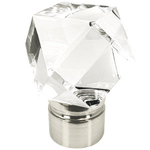 Fractal Finial 1 Silver by Stout Hardware