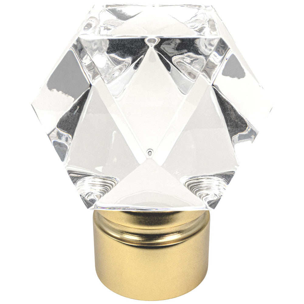 Fractal Finial 2 Gold by Stout Hardware Stout Hardware Fractal Finial 2 GoldHardware 1.375 INCH ACRYLIC/METAL COLLECTION USA </p><p>Repeat: H: 0.000, V: 0.000 1.38 in - Fabric Carolina -