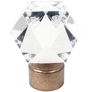 Fractal Finial 3 Bronze by Stout Hardware
