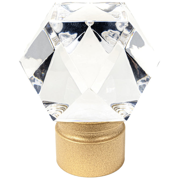 Fractal Finial 4 Chardonnay by Stout Hardware Stout Hardware Fractal Finial 4 ChardonnayHardware 1.375 INCH ACRYLIC/METAL COLLECTION USA </p><p>Repeat: H: 0.000, V: 0.000 1.38 in - Fabric Carolina -