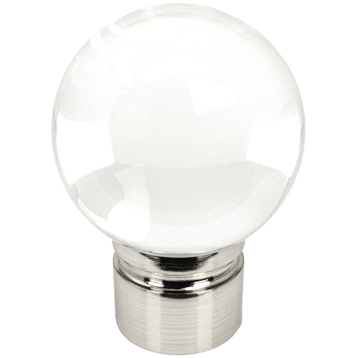 Ball Finial 1 Silver by Stout Hardware Stout Hardware Ball Finial 1 SilverHardware 1.375 INCH ACRYLIC/METAL COLLECTION USA </p><p>Repeat: H: 0.000, V: 0.000 1.38 in - Fabric Carolina -