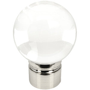 Ball Finial 1 Silver by Stout Hardware