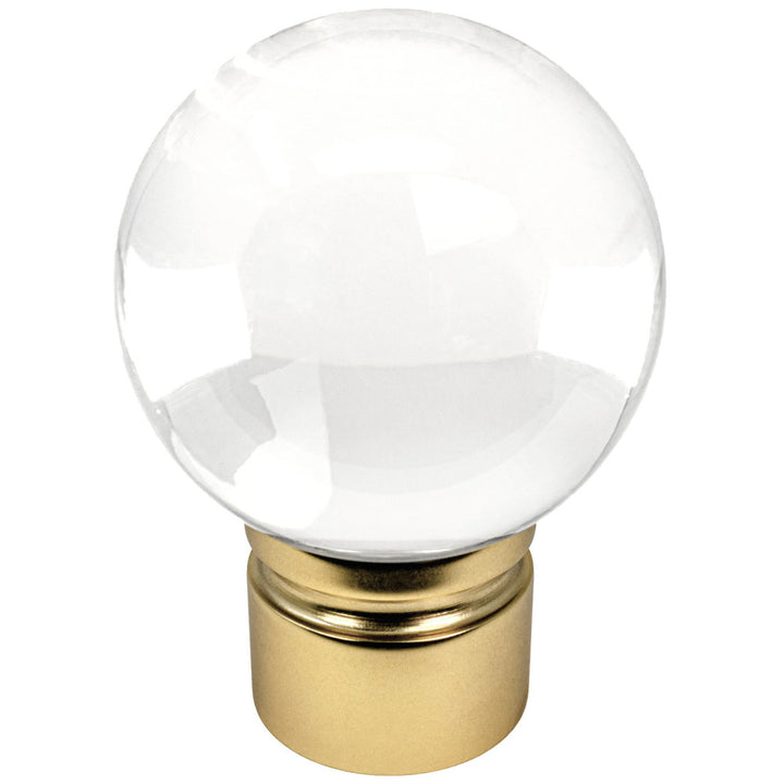 Ball Finial 2 Gold by Stout Hardware Stout Hardware Ball Finial 2 GoldHardware 1.375 INCH ACRYLIC/METAL COLLECTION USA </p><p>Repeat: H: 0.000, V: 0.000 1.38 in - Fabric Carolina -