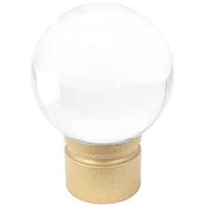Ball Finial 4 Champagne by Stout Hardware