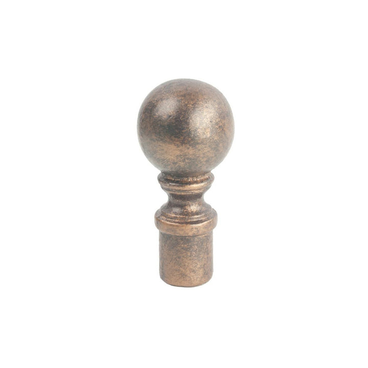 Ball Finial 3 Bronze by Stout Hardware Stout Hardware Ball Finial 3 BronzeHardware 1/2 INCH METAL Fabric HARDWARE - IRRESISTIBLE USA </p><p>Repeat: H: , V: 0.5 in - Fabric Carolina -