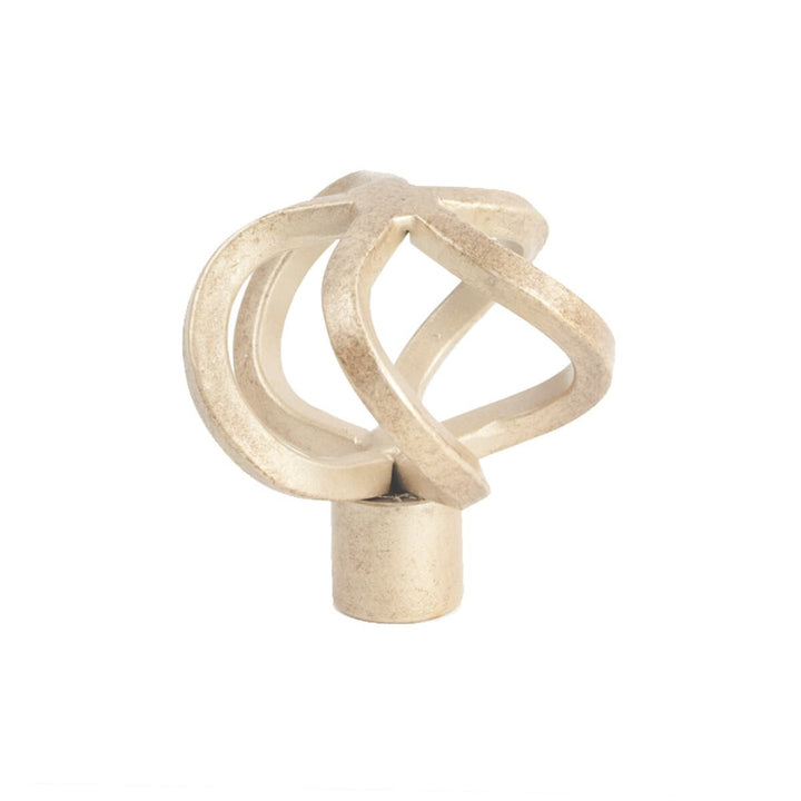 Basket Finial 5 Chardonnay by Stout Hardware Stout Hardware Basket Finial 5 ChardonnayHardware 1/2 INCH METAL Fabric HARDWARE - IRRESISTIBLE USA </p><p>Repeat: H: 0.000, V: 0.5 in - Fabric Carolina -