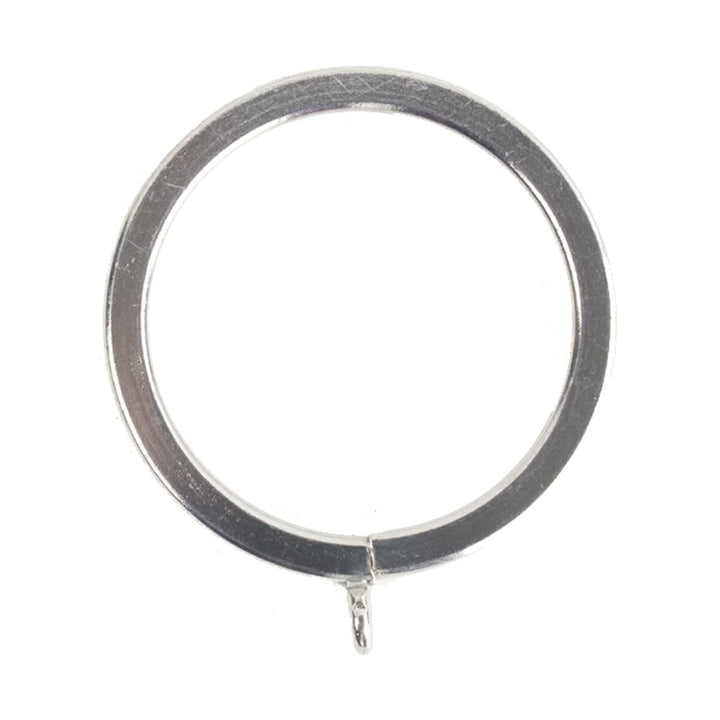 Flat Lined Rings 4 Chrome (10 Per Pack) by Stout Hardware Stout Hardware Flat Lined Rings 4 Chrome (10 Per Pack)Hardware 1 INCH METAL Fabric HARDWARE - ARTISTIC INFLUENCE TAIWAN </p><p>Repeat: H: , V: 1 in - Fabric Carolina -