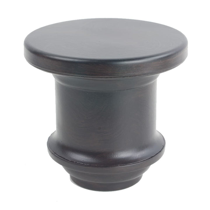Candlestick Finial 2 Espresso by Stout Hardware Stout Hardware Candlestick Finial 2 EspressoHardware 1 INCH METAL Fabric HARDWARE - ARTISTIC INFLUENCE TAIWAN </p><p>Repeat: H: 3.375, V: 3.625 1 in - Fabric Carolina -