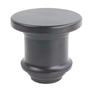 Candlestick Finial 2 Espresso by Stout Hardware