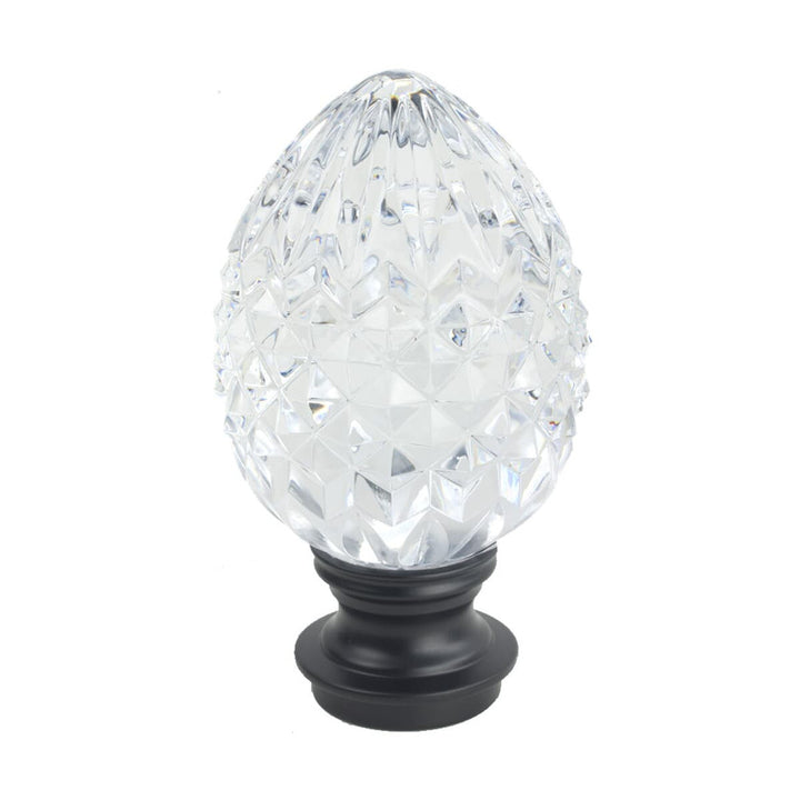 Pineapple Finial 1 Black by Stout Hardware Stout Hardware Pineapple Finial 1 BlackHardware 1 INCH METAL Fabric HARDWARE - ARTISTIC INFLUENCE TAIWAN </p><p>Repeat: H: 4.625, V: 2.500 1 in - Fabric Carolina -