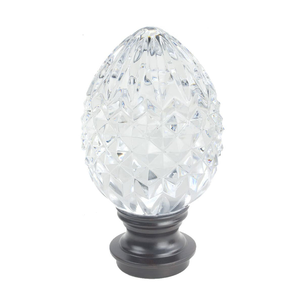 Pineapple Finial 2 Espresso by Stout Hardware Stout Hardware Pineapple Finial 2 EspressoHardware 1 INCH METAL Fabric HARDWARE - ARTISTIC INFLUENCE TAIWAN </p><p>Repeat: H: 4.625, V: 2.500 1 in - Fabric Carolina -