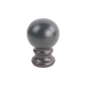 Iron Ball Finial 2 Espresso by Stout Hardware