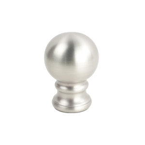 Iron Ball Finial 3 Pewter by Stout Hardware