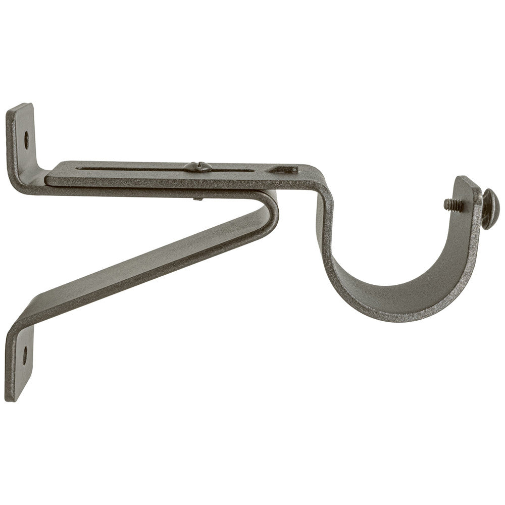 Adj Metal Bracket 1 Graphite by Stout Hardware Stout Hardware Adj Metal Bracket 1 GraphiteHardware 1.375 INCH INDUSTRIAL WOOD & METAL COLLECTION USA </p><p>Repeat: H: 0.000, V: 0.000 1.38 in - Fabric Carolina -