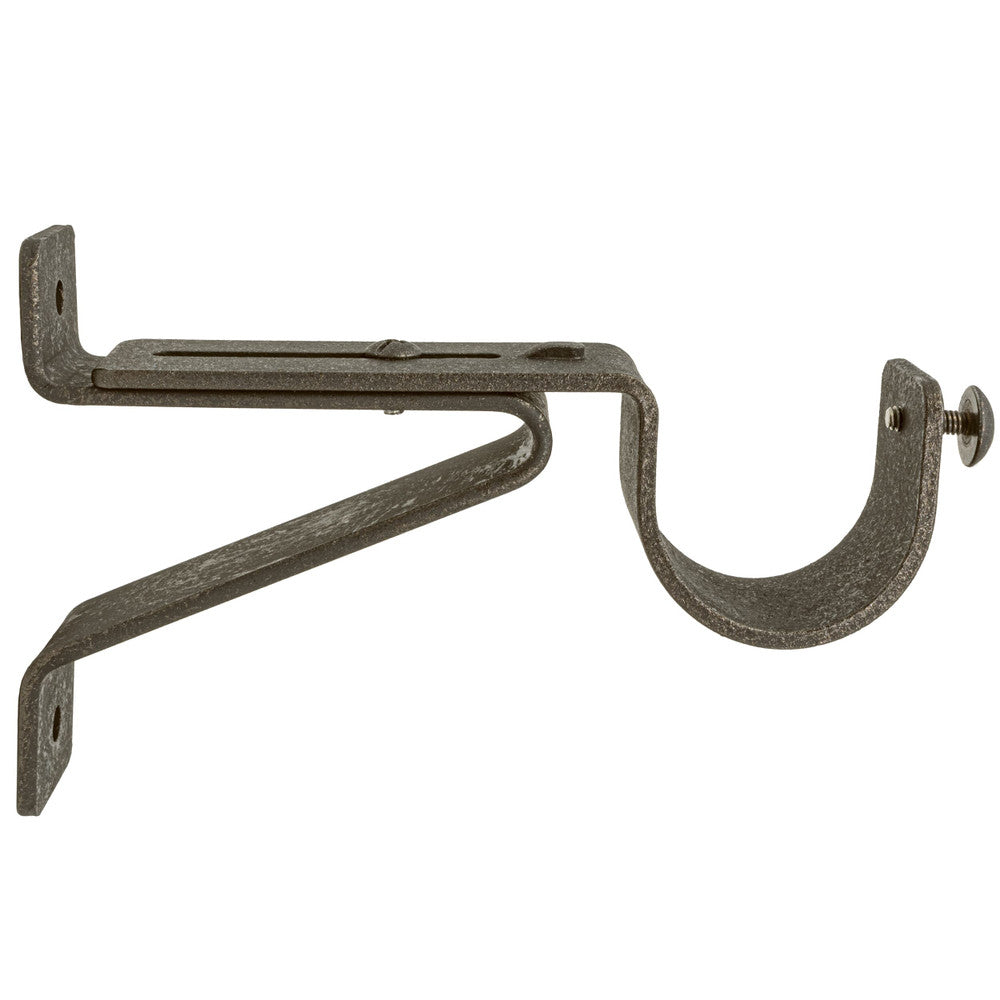 Adj Metal Bracket 6 Charcoal by Stout Hardware Stout Hardware Adj Metal Bracket 6 CharcoalHardware 1.375 INCH INDUSTRIAL WOOD & METAL COLLECTION USA </p><p>Repeat: H: 0.000, V: 0.000 1.38 in - Fabric Carolina -