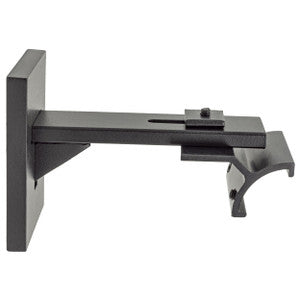 Single Traverse Bracket 9 Coal by Stout Hardware