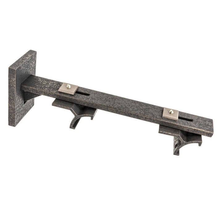 Double Traverse Bracket 6 Charcoal by Stout Hardware Stout Hardware Double Traverse Bracket 6 CharcoalHardware 1.375 INCH MODERN ALUMIMUM COLLECTION USA </p><p>Repeat: H: 0.000, V: 0.000 1.38 in - Fabric Carolina -