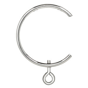 Passing Steel Ring 1 Silver (7 Per Pack) by Stout Hardware