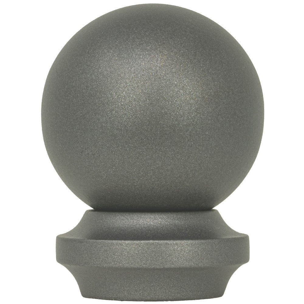 Metal Ball Finial 1 Graphite by Stout Hardware Stout Hardware Metal Ball Finial 1 GraphiteHardware 1.375 INCH INDUSTRIAL WOOD & METAL COLLECTION USA </p><p>Repeat: H: 0.000, V: 0.000 1.38 in - Fabric Carolina -