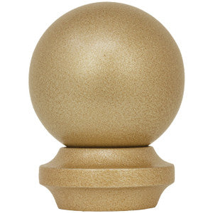 Metal Ball Finial 4 Antique by Stout Hardware