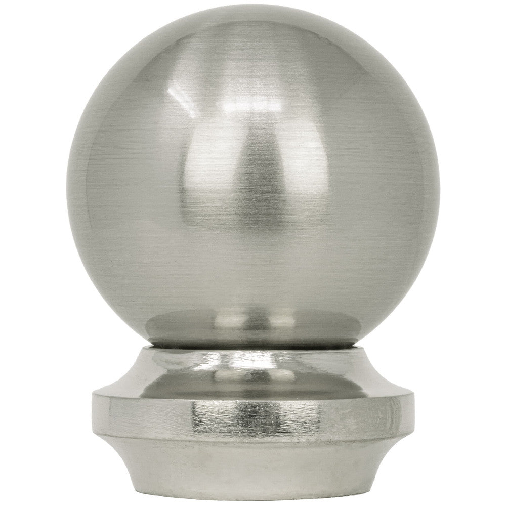 Metal Ball Finial 7 Silver by Stout Hardware Stout Hardware Metal Ball Finial 7 SilverHardware 1.375 INCH INDUSTRIAL WOOD & METAL COLLECTION USA </p><p>Repeat: H: 0.000, V: 0.000 1.38 in - Fabric Carolina -