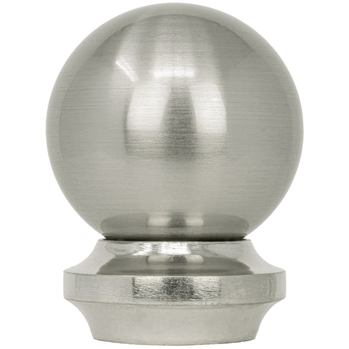 Metal Ball Finial 7 Silver by Stout Hardware Stout Hardware Metal Ball Finial 7 SilverHardware 1.375 INCH INDUSTRIAL WOOD & METAL COLLECTION USA </p><p>Repeat: H: 0.000, V: 0.000 1.38 in - Fabric Carolina -