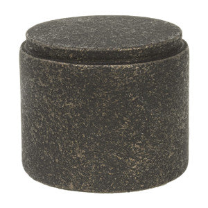 Metal End Cap 6 Charcoal by Stout Hardware
