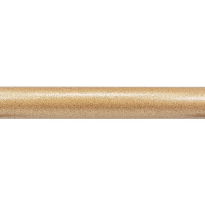 Metal Rod 4-Ft. 4 Chardonnay by Stout Hardware Stout Hardware Metal Rod 4-Ft. 4 ChardonnayHardware 1.375 INCH ACRYLIC/METAL COLLECTION USA </p><p>Repeat: H: 0.000, V: 0.000 1.38 in - Fabric Carolina -