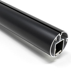 Traverse Rod 6 Ft. 2 Black by Stout Hardware