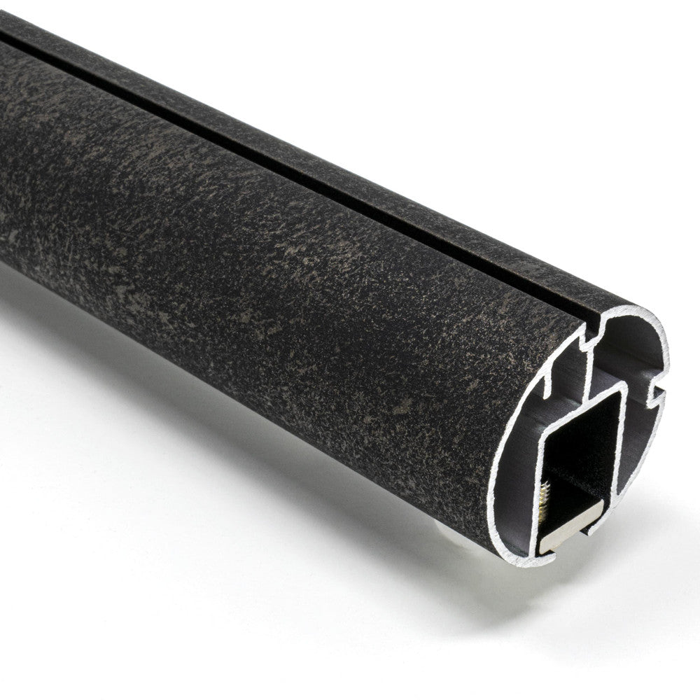 Traverse Rod 6 Ft. 6 Charcoal by Stout Hardware Stout Hardware Traverse Rod 6 Ft. 6 CharcoalHardware 1.375 INCH MODERN ALUMIMUM COLLECTION USA </p><p>Repeat: H: 0.000, V: 0.000 1.38 in - Fabric Carolina -