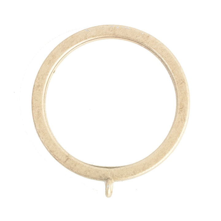 Flat Lined Rings 5 Chardonnay (10 Per Pack) by Stout Hardware Stout Hardware Flat Lined Rings 5 Chardonnay (10 Per Pack)Hardware 1.5 INCH METAL Fabric HARDWARE - METROPOLITAN USA </p><p>Repeat: H: , V: 1.5 in - Fabric Carolina -