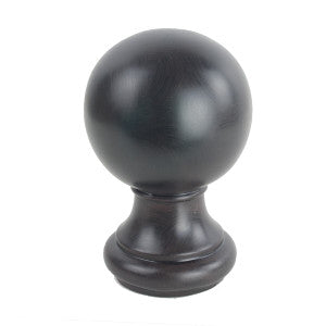 Ball Finial 2 Espresso by Stout Hardware