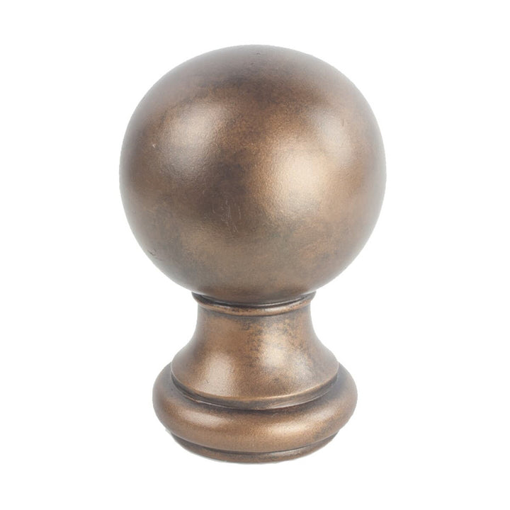 Ball Finial 3 Bronze by Stout Hardware Stout Hardware Ball Finial 3 BronzeHardware 1.5 INCH METAL Fabric HARDWARE - METROPOLITAN USA </p><p>Repeat: H: , V: 1.5 in - Fabric Carolina -