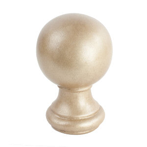 Ball Finial 5 Chardonnay by Stout Hardware