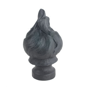 Flame Finial 1 Black by Stout Hardware