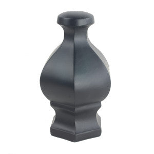 Hex Finial 1 Black by Stout Hardware