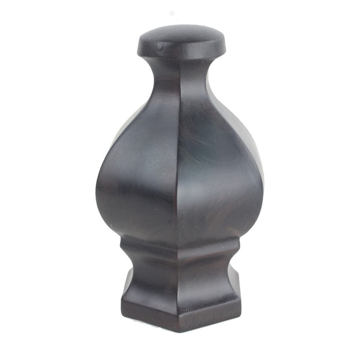 Hex Finial 2 Espresso by Stout Hardware Stout Hardware Hex Finial 2 EspressoHardware 1.5 INCH METAL Fabric HARDWARE - METROPOLITAN USA </p><p>Repeat: H: , V: 1.5 in - Fabric Carolina -