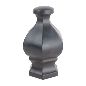 Hex Finial 2 Espresso by Stout Hardware
