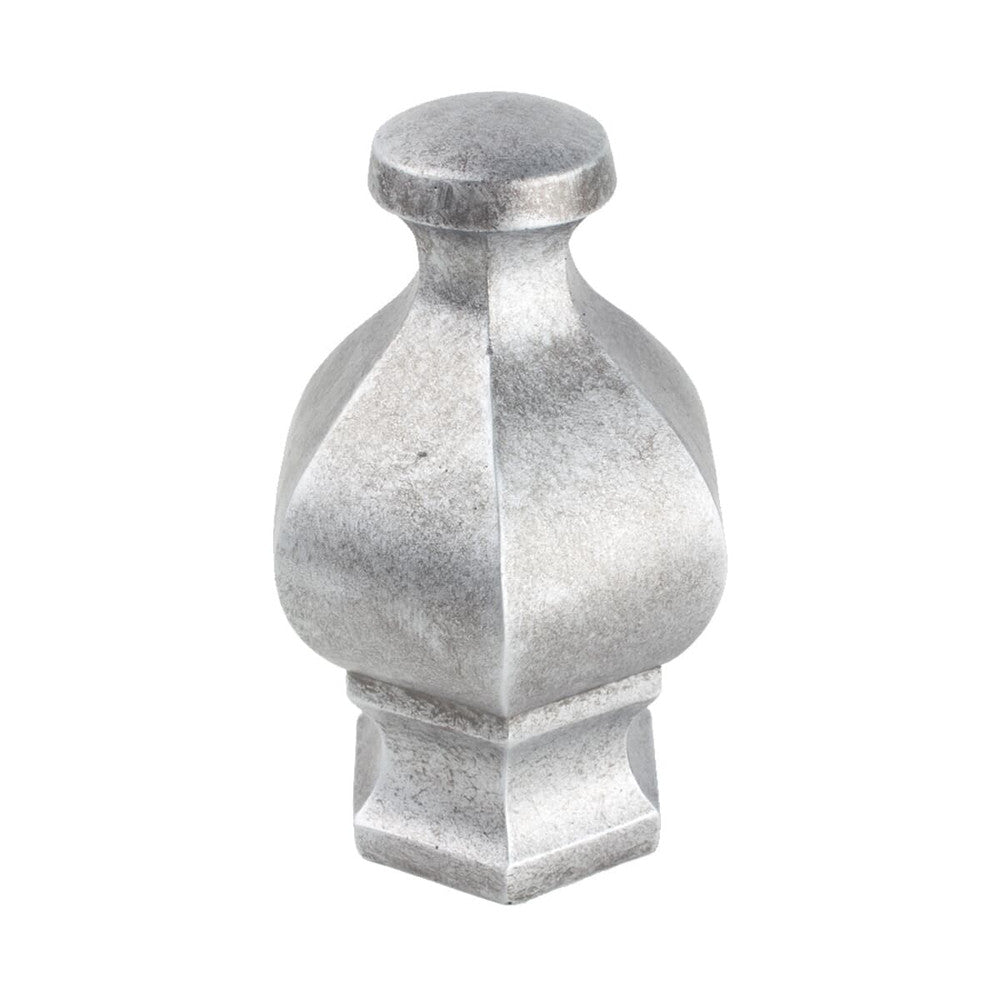Hex Finial 4 Silver by Stout Hardware Stout Hardware Hex Finial 4 SilverHardware 1.5 INCH METAL Fabric HARDWARE - METROPOLITAN USA </p><p>Repeat: H: , V: 1.5 in - Fabric Carolina -
