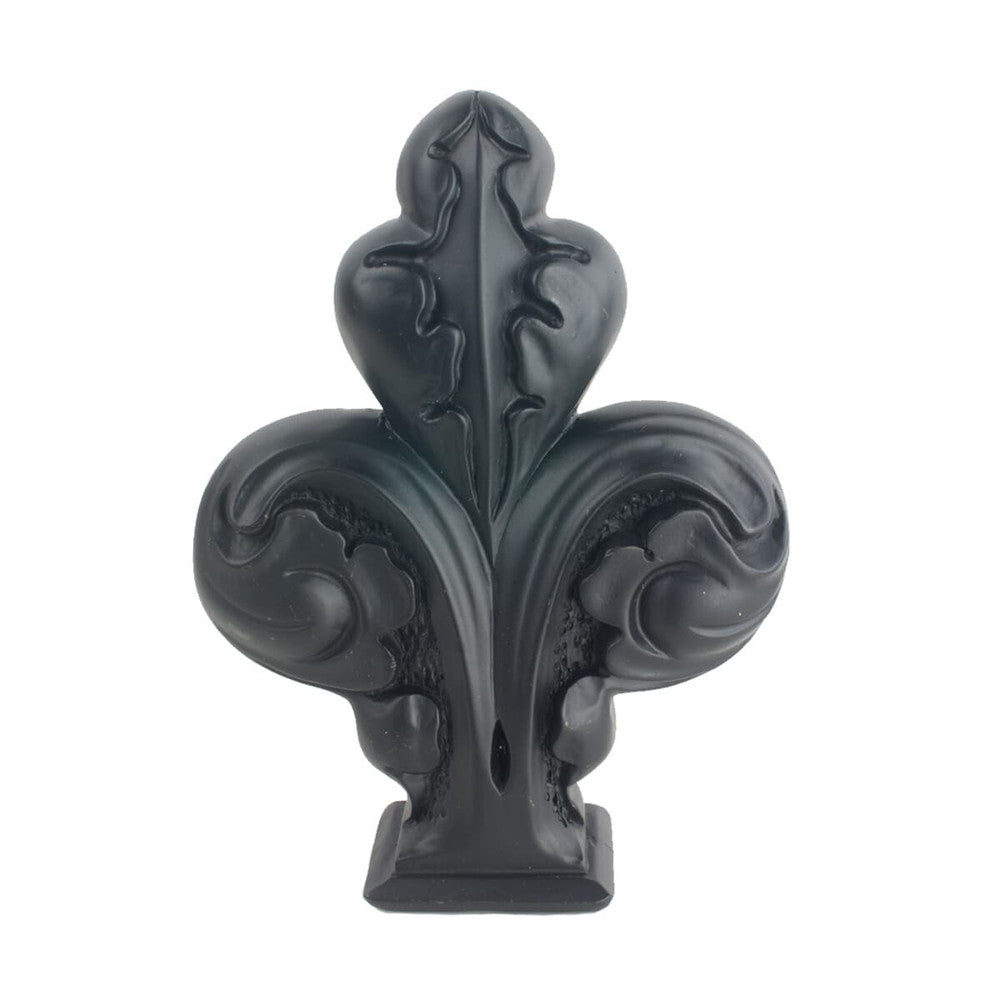 Trefoil Finial 1 Black by Stout Hardware Stout Hardware Trefoil Finial 1 BlackHardware 1.5 INCH METAL Fabric HARDWARE - METROPOLITAN USA </p><p>Repeat: H: , V: 1.5 in - Fabric Carolina -