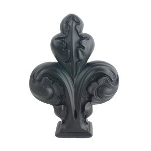 Trefoil Finial 1 Black by Stout Hardware